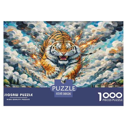 Tiger Puzzle 1000-teilige Schwer Puzzle Spielzeug Pädagogisches Spiel Impossible Herausforderung Spielzeug Für Erwachsene Kinder 38x26cm/1000pcs Tiger Puzzle 1000-teilige Schwer Puzzle Spielzeug Pädagogisches Spiel Impossible Herausforderung Spielzeug Für Erwachsene Kinder 38x26cm/1000pcs von WKASLDNS