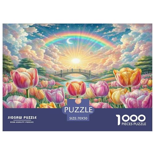 Tulpen Puzzle 1000 Teile Schwer Puzzle Spielzeug Pädagogisches Spiel Impossible Herausforderungsspielzeug Für Erwachsene Und Kinder Ab 12 Jahren 70x50cm/1000pcs Tulpen Puzzle 1000 Teile Schwer Puzzle Spielzeug Pädagogisches Spiel Impossible Herausforderungsspielzeug Für Erwachsene Und Kinder Ab 12 Jahren 70x50cm/1000pcs von WKASLDNS