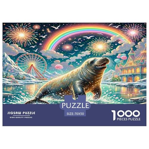 Walrus Puzzle 1000-teilige Schwer Puzzle Spielzeug Pädagogisches Spiel Impossible Herausforderungsspielzeug Für Erwachsene Und Kinder in Bewährter 70x50cm/1000pcs Walrus Puzzle 1000-teilige Schwer Puzzle Spielzeug Pädagogisches Spiel Impossible Herausforderungsspielzeug Für Erwachsene Und Kinder in Bewährter 70x50cm/1000pcs von WKASLDNS
