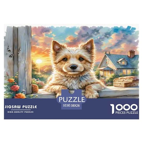 Weich beschichteter Weizenterrier Puzzles 1000 Teile Schwer Puzzle Spielzeug Lernspiel Impossible Herausforderungsspielzeug Für Erwachsene Und Kinder Ab 12 Jahren 38x26cm/1000pcs Weich beschichteter Weizenterrier Puzzles 1000 Teile Schwer Puzzle Spielzeug Lernspiel Impossible Herausforderungsspielzeug Für Erwachsene Und Kinder Ab 12 Jahren 38x26cm/1000pcs von WKASLDNS