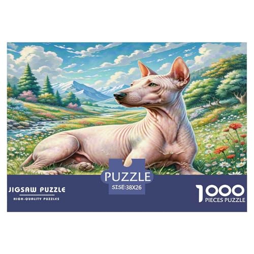 Xoloitzcuintli Puzzle 1000 Teile Schwer Puzzle Spielzeug Lernspiel Impossible Herausforderung Spielzeug Für Erwachsene Kinder 38x26cm/1000pcs Xoloitzcuintli Puzzle 1000 Teile Schwer Puzzle Spielzeug Lernspiel Impossible Herausforderung Spielzeug Für Erwachsene Kinder 38x26cm/1000pcs von WKASLDNS