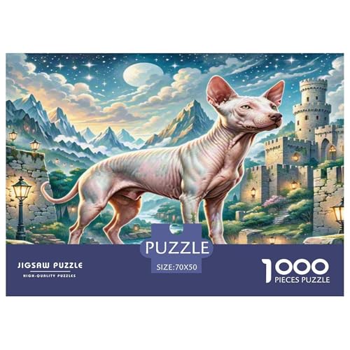 Xoloitzcuintli Puzzles 1000 Teile Schwer Puzzle Spielzeug Pädagogisches Spiel Impossible Herausforderung Spielzeug Für Erwachsene Und Kinder in Bewährter 70x50cm/1000pcs Xoloitzcuintli Puzzles 1000 Teile Schwer Puzzle Spielzeug Pädagogisches Spiel Impossible Herausforderung Spielzeug Für Erwachsene Und Kinder in Bewährter 70x50cm/1000pcs von WKASLDNS