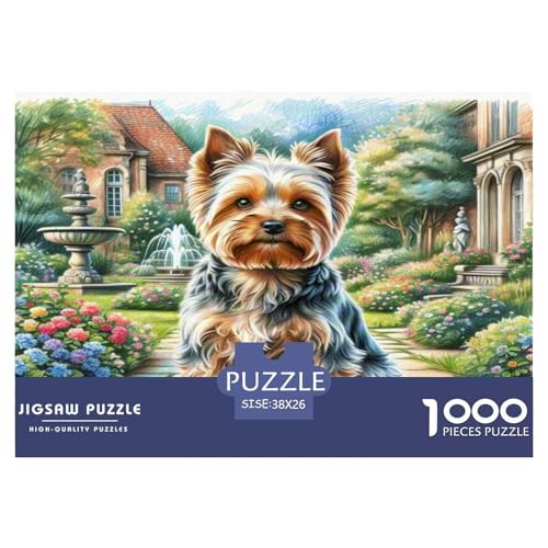 Yorkshire Terrier Puzzle 1000-teilige Schwer Puzzle Spielzeug Lernspiel Impossible Herausforderungsspielzeug Für Erwachsene Und Kinder Ab 14 Jahren 38x26cm/1000pcs Yorkshire Terrier Puzzle 1000-teilige Schwer Puzzle Spielzeug Lernspiel Impossible Herausforderungsspielzeug Für Erwachsene Und Kinder Ab 14 Jahren 38x26cm/1000pcs von WKASLDNS