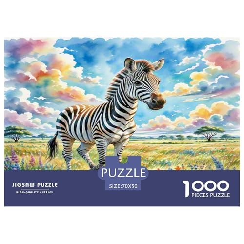 Zebra Puzzle 1000-teilige Schwer Puzzle Spielzeug Lernspiel Impossible Herausforderung Spielzeug Für Erwachsene Und Kinder in Bewährter 70x50cm/1000pcs Zebra Puzzle 1000-teilige Schwer Puzzle Spielzeug Lernspiel Impossible Herausforderung Spielzeug Für Erwachsene Und Kinder in Bewährter 70x50cm/1000pcs von WKASLDNS