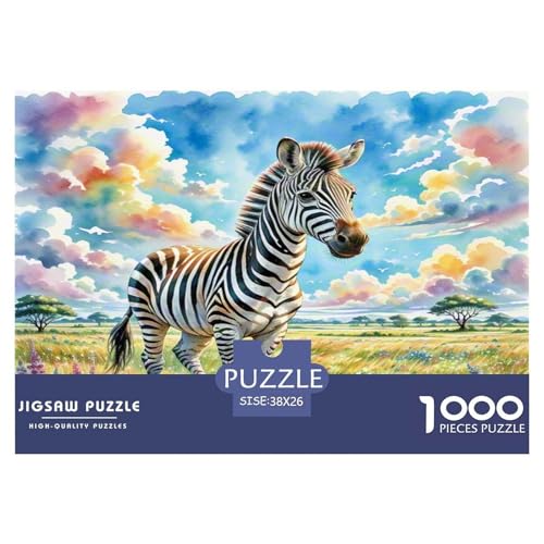 Zebra Puzzle 1000-teilige Schwer Puzzle Spielzeug Lernspiel Impossible Herausforderungsspielzeug Für Erwachsene Und Kinder Ab 12 Jahren 38x26cm/1000pcs Zebra Puzzle 1000-teilige Schwer Puzzle Spielzeug Lernspiel Impossible Herausforderungsspielzeug Für Erwachsene Und Kinder Ab 12 Jahren 38x26cm/1000pcs von WKASLDNS