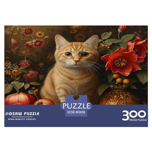 300-teiliges Puzzle mit Tiermotiv für Erwachsene – Puzzles für Teenager – Geschenke – Holzpuzzles – Entspannungspuzzlespiele – Denksport-Puzzle 300 Teile (40 x 28 cm) von WKMoney