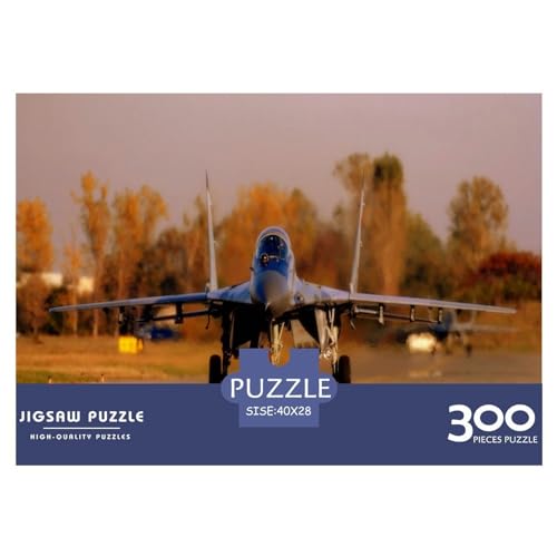 Puzzle Military_Fighter Puzzles für Erwachsene 300 Teile Holzpuzzle Wandkunst Puzzlespiele 300 Teile (40x28cm) von WKMoney