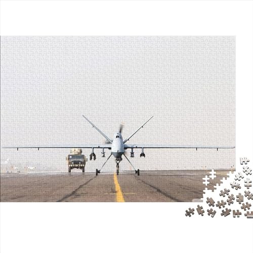War_Airplane Holzpuzzle mit 1000 Teilen für Erwachsene, kreatives rechteckiges Puzzle, Gehirnübungs-Herausforderungsspiel, Geschenk für Kinder, 1000 Teile (75 x 50 cm) von WKMoney