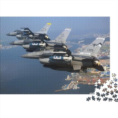 War_Airplane Puzzles 1000 Teile Puzzle für Erwachsene Intellektuelles Spiel Puzzlespielzeug für Erwachsene Kinder 1000 Teile (75 x 50 cm) von WKMoney