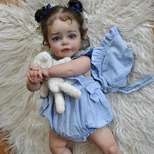 WKYUWS Reborn Doll 48cm Reborn Baby Girl 18inch Child Gift von WKYUWS