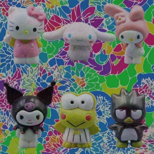 Kuromi Minifiguren, 6 Stück Kuromi Figures set Tortendeko, Kuchendekoration Anime Figur Model Tortendeko, Anime Figuren Sanrio Figuren für Kindergeburtstag Party Dekoration Kuromi Minifiguren, 6 Stück Kuromi Figures set Tortendeko, Kuchendekoration Anime Figur Model Tortendeko, Anime Figuren Sanrio Figuren für Kindergeburtstag Party Dekoration von WKxinxuan