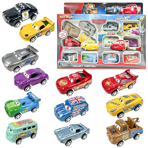 WKxinxuan Autospielzeug Autos Lightning McQueen 12 PCS Autos Lightning McQueen Spielzeug, heißes Spielzeugauto, Spielzeugauto, Autospielzeug für Kinder, Miniauto WKxinxuan Autospielzeug Autos Lightning McQueen 12 PCS Autos Lightning McQueen Spielzeug, heißes Spielzeugauto, Spielzeugauto, Autospielzeug für Kinder, Miniauto von WKxinxuan