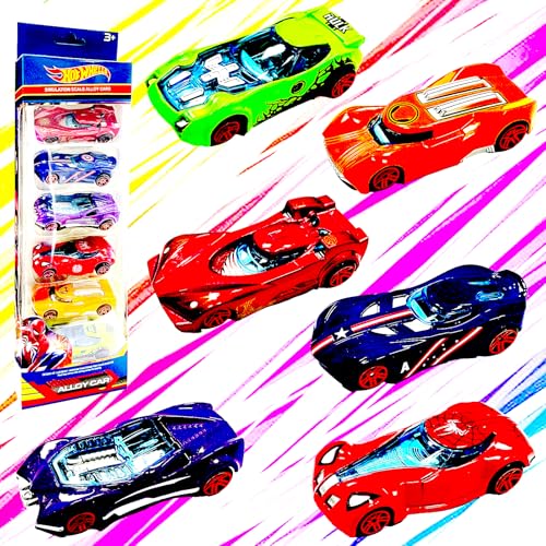 WKxinxuan Avengers Auto Spielzeug, Cars Spielzeug, 6PCS Cars Auto, Hot Spielzeugauto, Spielzeug Auto, Kleine Autos, Kinder Auto Spielzeug, Mini Auto, für Kleinkinder Mädchen Jungen Spielzeug von WKxinxuan