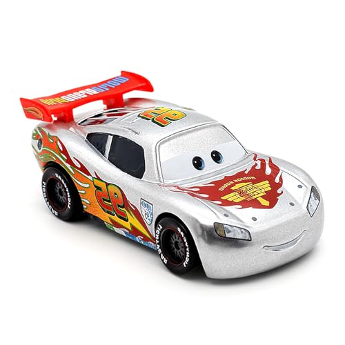 WKxinxuan Lightning McQueen Cars Spielzeugauto, Cars Spielzeug, McQueen Autos Metall Auto Kinderidee Spielfahrzeuge Modell Auto Geschenke für Kinder ab 3 Jahren von WKxinxuan