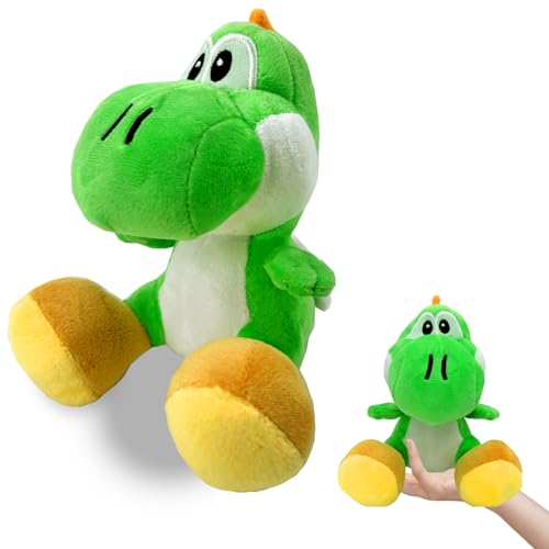 WKxinxuan Yoshi Kuscheltier Mario Plüschtier, 18cm Yoshi Anime Kawaii Plush Figuren Merch, Stofftier Plüsch für Kinder Spielzeug Geburtstag Weihnachten Geschenk Plushies von WKxinxuan