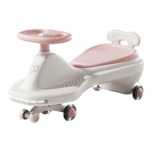 Wiggle Car for Kids Ride auf Spielzeugmusik leichte Stummschalter für 3 Jahre und Up-Anti-Rollover-Fahrt mit Spielzeugschwungauto. von WLH Alexanders