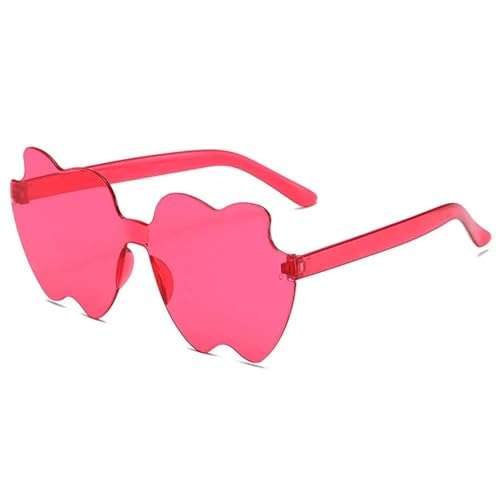 Partybrille 18 stücke Rahmenlose, sternförmige, einfarbige Brillengläser for Brillen Coole Discobrillen for Frauen und Männer Mode Pentagramm-Sonnenbrillen FüR Junggesellinnenabschiede(Color 2) von WLIHDB