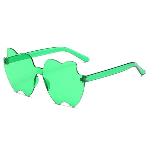 Partybrille 18 stücke Rahmenlose, sternförmige, einfarbige Brillengläser for Brillen Coole Discobrillen for Frauen und Männer Mode Pentagramm-Sonnenbrillen FüR Junggesellinnenabschiede(Color 5) von WLIHDB