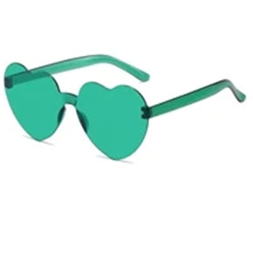 WLIHDB Partybrille 20 Paar pro Set Herz-Sonnenbrillen mit Bonbonfarben-Dekor, stilvolle Strand-Sonnenbrillen for Frauen FüR Junggesellinnenabschiede(Color 5) von WLIHDB