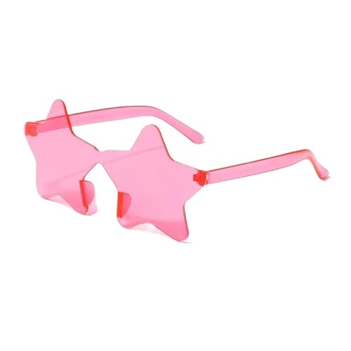 WLIHDB Partybrille 20 stücke Randlose Fünfzackigen Stern Sonnenbrille Candy Farbe Sonnenbrille Outdoor Hip-hop Brillen FüR Junggesellinnenabschiede(Color 2) von WLIHDB