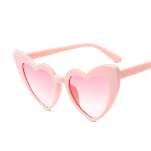 WLIHDB Partybrille 20PC Herzförmige Sonnenbrille Großer Rahmen Liebeseffekt Sonnenbrille Retro Damen Brillen FüR Junggesellinnenabschiede(Color 3) von WLIHDB