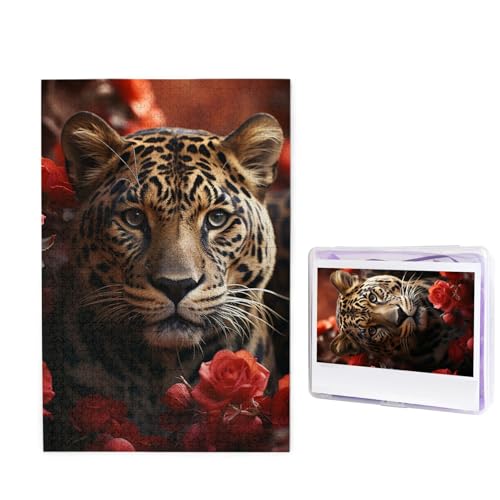 1000-teiliges Puzzle für Erwachsene, herausfordernde Holzpuzzles, individuelles Puzzle, Motiv: rote Rose und Tiger, Bildpuzzle für Spielabende, Familien-Holzpuzzles, fertige Größe 74,9 x 50 cm 1000-teiliges Puzzle für Erwachsene, herausfordernde Holzpuzzles, individuelles Puzzle, Motiv: rote Rose und Tiger, Bildpuzzle für Spielabende, Familien-Holzpuzzles, fertige Größe 74,9 x 50 cm von WLKSNBVD