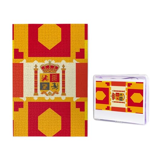 1000-teiliges Puzzle für Erwachsene, herausfordernde Holzpuzzles, individuelles spanisches Flaggenmuster, Bilderpuzzle für Spielabende, Familien-Holzpuzzles, fertige Größe 74,9 x 50 cm 1000-teiliges Puzzle für Erwachsene, herausfordernde Holzpuzzles, individuelles spanisches Flaggenmuster, Bilderpuzzle für Spielabende, Familien-Holzpuzzles, fertige Größe 74,9 x 50 cm von WLKSNBVD