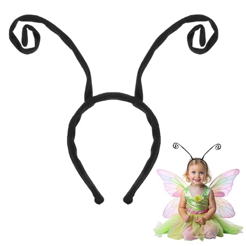 WLLHYF Schwarze Schmetterlings-Antennen-Stirnband Halloween Insekten-Antenne Haarreifen für Festival Cosplay Kostüm Maskerade Party Foto Requisiten Kopfschmuck Zubehör Damen Herren WLLHYF Schwarze Schmetterlings-Antennen-Stirnband Halloween Insekten-Antenne Haarreifen für Festival Cosplay Kostüm Maskerade Party Foto Requisiten Kopfschmuck Zubehör Damen Herren von WLLHYF