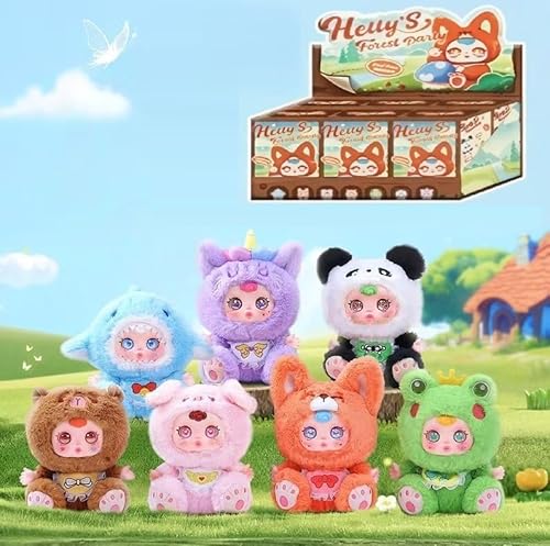blind Box Plush, EIN wahrhaft Bezauberndes Original-Spielzeug mit Sammlerpuppen aus der Heidi Forest-Serie, Dekorationsartikel oder Sammlerstück. (Komplettes 6-teiliges Set) von WLLWMYLY