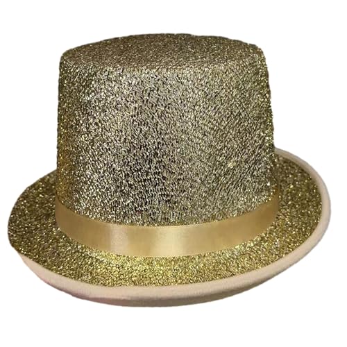 WLNEXT Blingbling Hut mit kurzer Krempe, für Damen und Herren, Foto-Requisiten, Western-Stil, für Paraden, Shows, Uni, hellgoldene Farbe, Erwachsenenversion WLNEXT Blingbling Hut mit kurzer Krempe, für Damen und Herren, Foto-Requisiten, Western-Stil, für Paraden, Shows, Uni, hellgoldene Farbe, Erwachsenenversion von WLNEXT