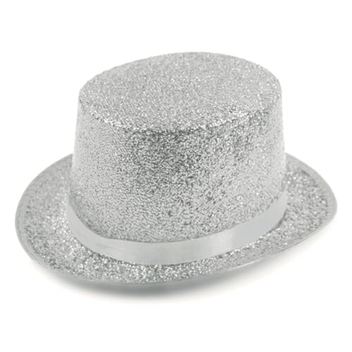 WLNEXT Blingbling Hut mit kurzer Krempe, für Damen und Herren, Foto-Requisiten, Western-Stil, für Paraden, Shows, Uni, silberfarben, weiß, Erwachsenenversion WLNEXT Blingbling Hut mit kurzer Krempe, für Damen und Herren, Foto-Requisiten, Western-Stil, für Paraden, Shows, Uni, silberfarben, weiß, Erwachsenenversion von WLNEXT