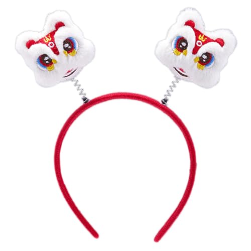 WLNEXT Drachenhorn-Stirnband für chinesische Neujahrsfeiern, leuchtende Farben, elastisch und geeignet für Erwachsene und Kinder, T11 von WLNEXT