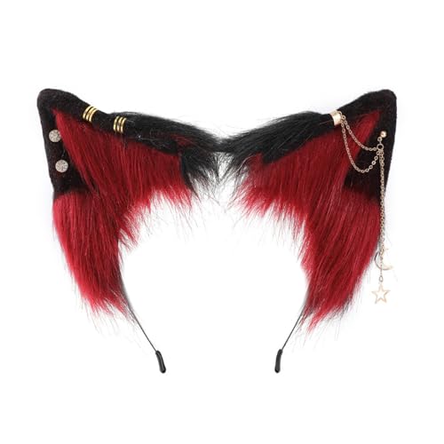 WLNEXT Ethnisches Katzenohren-Form-Stirnband mit Legierungs-Ohrring-Dekor, Haarreif, Erwachsene, Live-Übertragung, Party, Kopfschmuck 5 WLNEXT Ethnisches Katzenohren-Form-Stirnband mit Legierungs-Ohrring-Dekor, Haarreif, Erwachsene, Live-Übertragung, Party, Kopfschmuck 5 von WLNEXT
