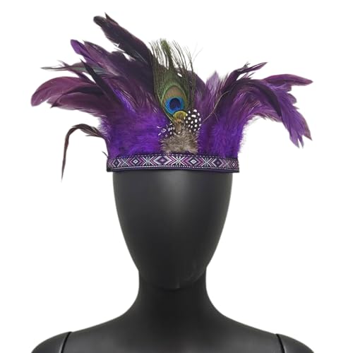 WLNEXT Karneval Party Stirnband für MardiGras Festival Urlaub Erwachsene Haarband Rollenspiel Bühne Kopfbedeckung Lila Kinder WLNEXT Karneval Party Stirnband für MardiGras Festival Urlaub Erwachsene Haarband Rollenspiel Bühne Kopfbedeckung Lila Kinder von WLNEXT