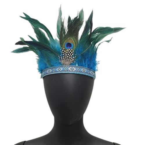 WLNEXT Karneval Party Stirnband für MardiGras Festival Urlaub Erwachsene Haarband Rollenspiel Bühne Kopfbedeckung See Blau Kinder WLNEXT Karneval Party Stirnband für MardiGras Festival Urlaub Erwachsene Haarband Rollenspiel Bühne Kopfbedeckung See Blau Kinder von WLNEXT