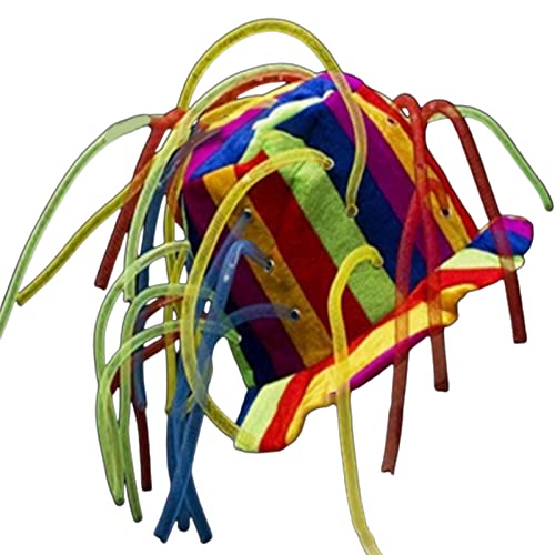 WLNEXT Leuchtender Clown-Hut, Western-Partyhut, für Erwachsene und Kinder, LED-Cowgirl-Hut, Cos-Play, Party, Kostüm, Hut, Zubehör, Regenbogen-Clown mit L von WLNEXT