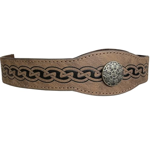 WLNEXT Mittelalterliches Haarband, Vintage, Cosplay, geprägtes Haarband für Herren, Cosplay-Zubehör, Stirnband für Fotoshootings und Bühne von WLNEXT