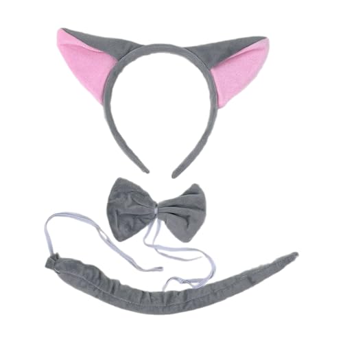 WLNEXT Rock Tiere Katzen Stirnbänder Kragen Schwanz Tier Katzen Haarreifen für Kinder zeigt Tiere Tier Haarbänder Cartoon Kostüm WLNEXT Rock Tiere Katzen Stirnbänder Kragen Schwanz Tier Katzen Haarreifen für Kinder zeigt Tiere Tier Haarbänder Cartoon Kostüm von WLNEXT