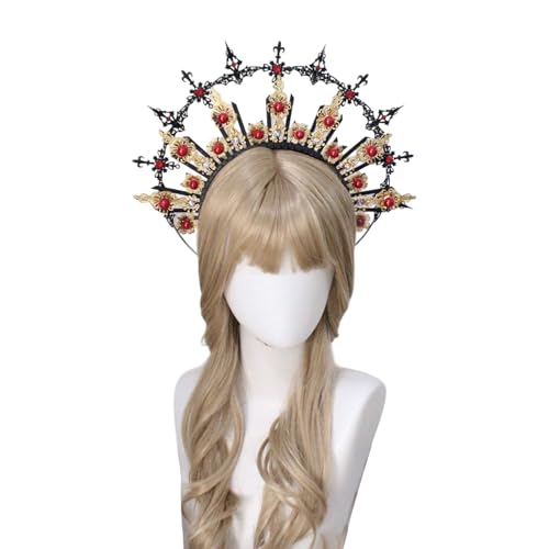 WLNEXT Stirnband-Bastelset, Muttergott-Kostüm, Stirnband, Sonnendame-Haarband, weibliche Tiaras, Kronenstück WLNEXT Stirnband-Bastelset, Muttergott-Kostüm, Stirnband, Sonnendame-Haarband, weibliche Tiaras, Kronenstück von WLNEXT