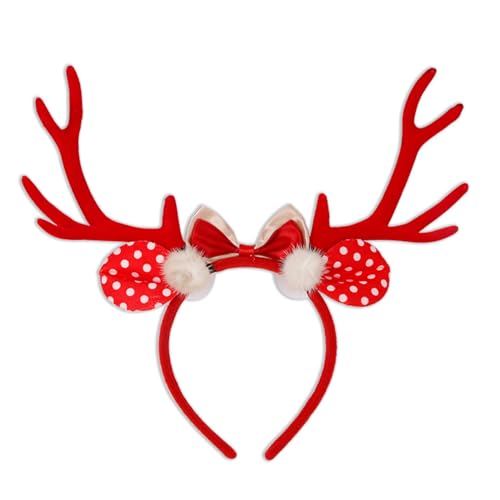 WLNEXT Weihnachts-Stirnband, Partyzubehör, Weihnachtsschleife, Stirnreif, Festival, Party, Haarband, Urlaub, Kopfdekoration, Rot WLNEXT Weihnachts-Stirnband, Partyzubehör, Weihnachtsschleife, Stirnreif, Festival, Party, Haarband, Urlaub, Kopfdekoration, Rot von WLNEXT