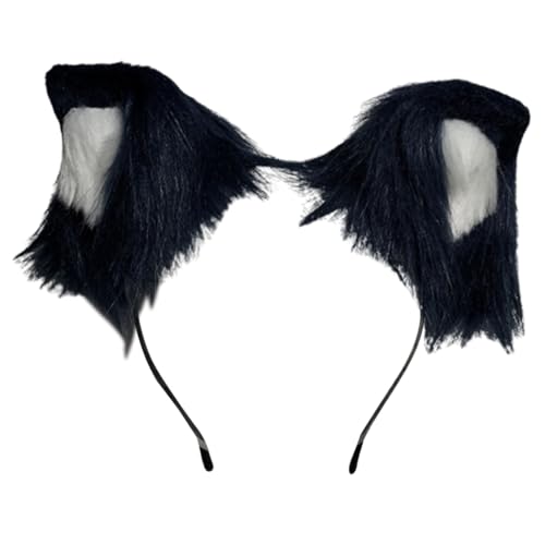 WLNEXT Wolf Ohr Stirnband Schwanz Mädchen Cosplay Zubehör Ohren Blau Pelzanzug Maskerade Halloween Cosplay Party Voll Blau und Weiß WLNEXT Wolf Ohr Stirnband Schwanz Mädchen Cosplay Zubehör Ohren Blau Pelzanzug Maskerade Halloween Cosplay Party Voll Blau und Weiß von WLNEXT