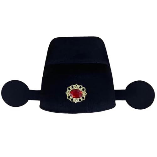 WLNEXT Zarter Hut mit Stickmuster, hervorragend bei kulturellen Treffen und Bühnenauftritten für Erwachsene, Kinder, Gott des Reichtums, Hut für Erwachsene WLNEXT Zarter Hut mit Stickmuster, hervorragend bei kulturellen Treffen und Bühnenauftritten für Erwachsene, Kinder, Gott des Reichtums, Hut für Erwachsene von WLNEXT