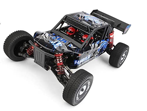 WLtoys 124017 124019 V2 75KM/H 2.4G RC Car Brushless 4WD Electric High Speed Off-Road Drift Remote Control Toys 124016 1B 2200mAh von WLtoys