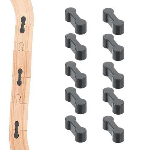 Holzeisenbahn Zubehör,Schienenverbinder Holzeisenbahn,Holzschienen Adapter Verbinder,Wiederverwendbare Universal Gleisanschlussadapter für Spielzeugeisenbahnen,Spielzeugzug Spur Verbindung (10) Holzeisenbahn Zubehör,Schienenverbinder Holzeisenbahn,Holzschienen Adapter Verbinder,Wiederverwendbare Universal Gleisanschlussadapter für Spielzeugeisenbahnen,Spielzeugzug Spur Verbindung (10) von WLVinson