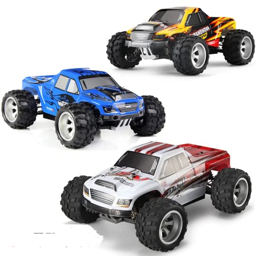 WLtoys A979 Remote Control Off-Road RC Car High-Speed Water Proof 1:18 2.4G 4WD Foot AlloyToys for Boys Birthday Gifts A979 (A979 1B(Red Black)) von WLtoys