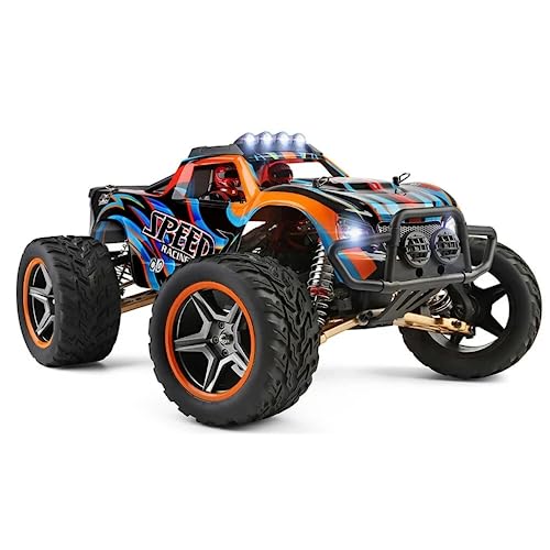 WLtoys High-Speed RC Car 104009 RC CAR Brushed Motor 1/10 Remote Control Off-Road RC Drift Car Radio Toys 45KM/H High Speed Monster Racing Car (104009 1 * 1500) von WLtoys