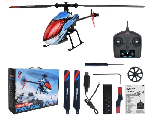 WLtoys High-Speed RC Drone/Helicopter/Quadcopter K200 2.4G 6-Aixs Gyroscope 4CH Altitude Hold Optical Flow Remote Control Helicopter Toys for Children (K200 3B) von WLtoys