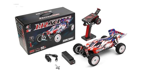 WLtoys xks 124008 60KM/H RC Car with 3S Battery Professional 1:12 Racing Car 4WD Brushless Electric High Speed Drift Remote Control Toys-1B(1300mAh) von WLtoys
