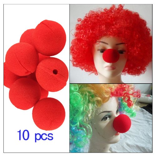 WMFASBAG 10pcs niedliche Clown -Nasenschwamm Ball Cosplay rote Nase Super weiche Neuheit Performance Atmosphäre Partykleid Requisiten WMFASBAG 10pcs niedliche Clown -Nasenschwamm Ball Cosplay rote Nase Super weiche Neuheit Performance Atmosphäre Partykleid Requisiten von WMFASBAG