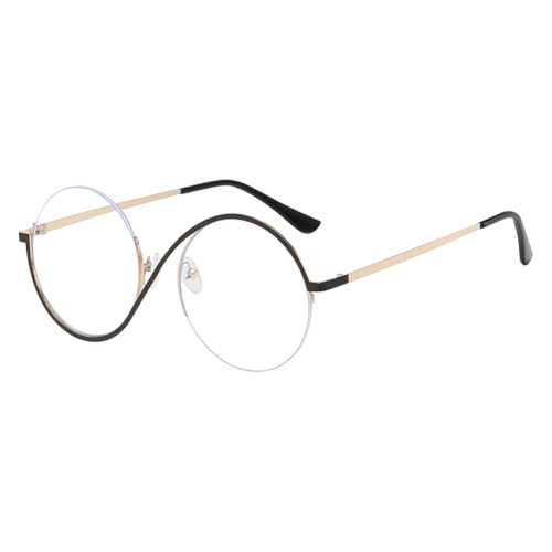 WMFASBAG Cosplay -Brille Metall Rahmen Cosplay Eyewear Witch Cosplay Brille Retro -Style -Brille klare Linsenbrille for Männer Frauen Frauen von WMFASBAG